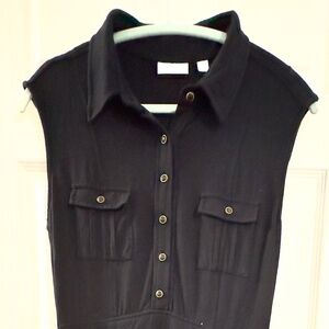 NY&C Stretch Black Sleeveless Dress Size M